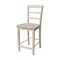 Whitewood Industries Solid Wood Madrid Counter Height Dining Stool - 24" Seat Height S-402 - alternate 1